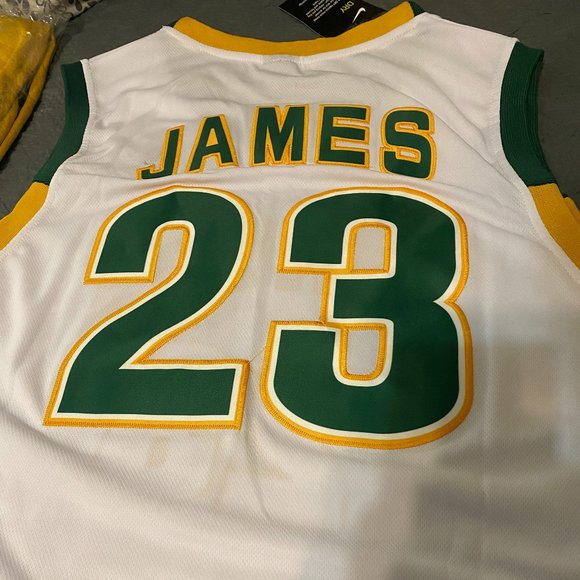 Lebron James High School Irish Jersey - Picture 2 of 3